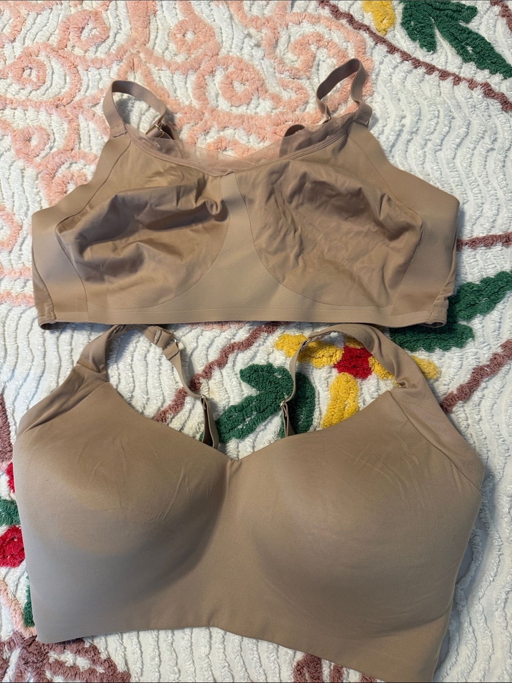 Third Love Seamless Nude Wireless Comfort Bra bundle of 2.